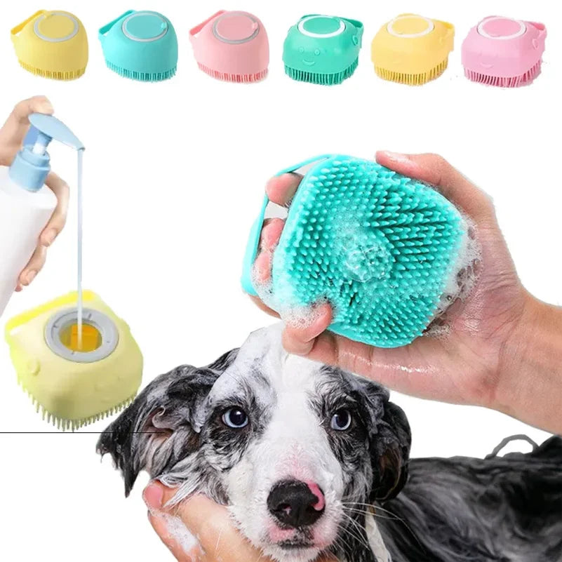 Guanto Massaggiante per Bagno di Cani e Gatti