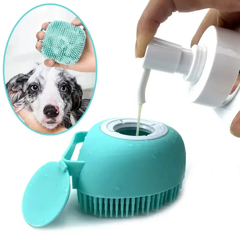 Guanto Massaggiante per Bagno di Cani e Gatti