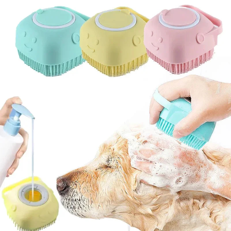 Guanto Massaggiante per Bagno di Cani e Gatti